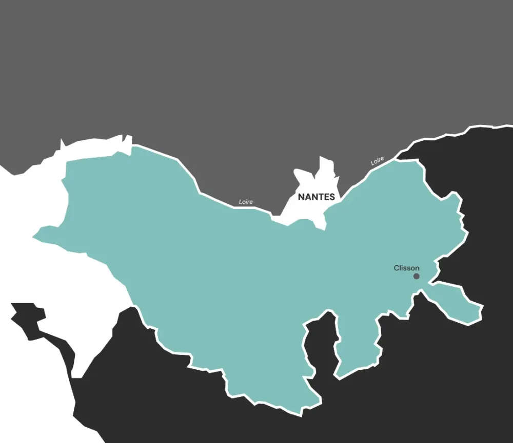 Carte Loire Atlantique - Sud Nantes